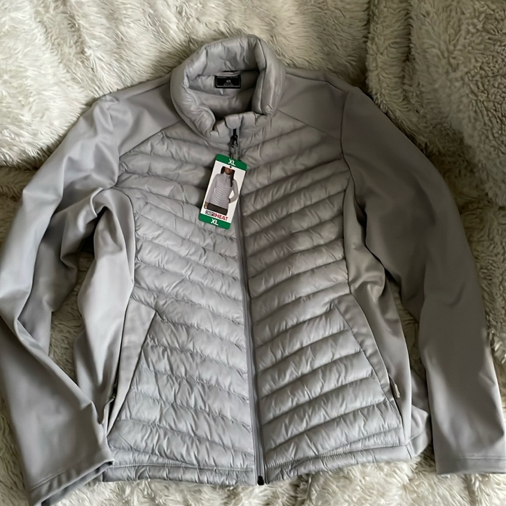 NEW 32 Degrees Women's Mixed Media Jacket in Color ANTARCTICA women’s XL